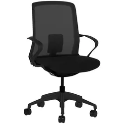Carmen 7061 Arbeitsstuhl mit Netzrücken – Schwarz