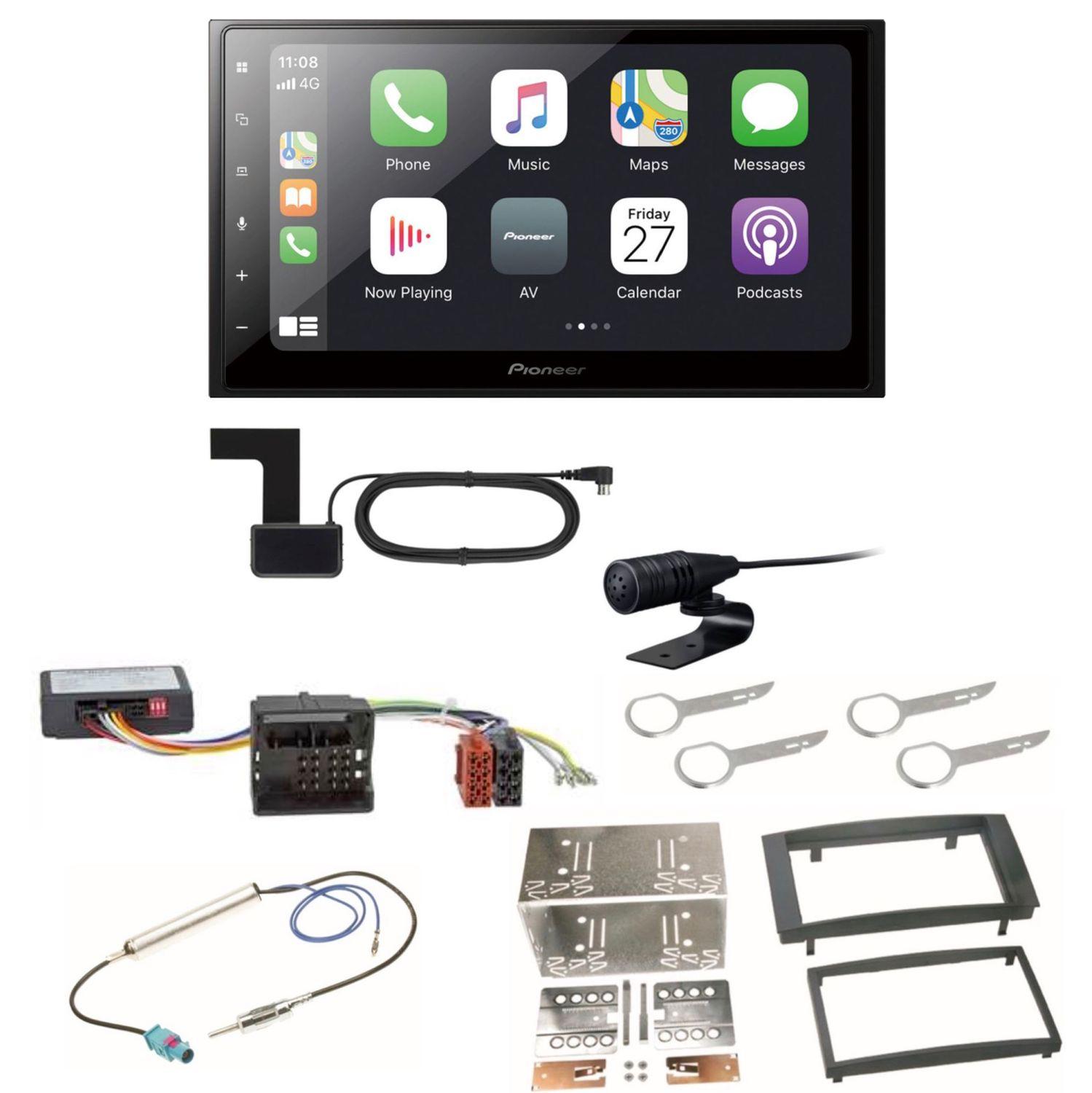 Pioneer SPH-DA250DAB USB MP3 Bluetooth Autoradio CarPlay Einbauset für T5