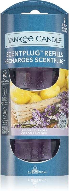 Yankee Candle Lemon Lavender Refill genopfyldning af diffusionsapparat 2x18,5 ml
