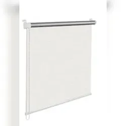 Thermorollo Verdunklungsrollo 105x200 cm natur Fensterrollo mit Thermobeschichtung  100% Abdunklung
