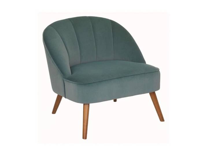 Fauteuil - Eazy Living - Cherise - Velours Vert - 1 place - Style Contemporain