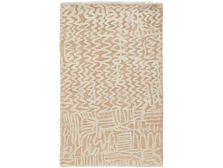 Sindhi Teppich 59x91 Handgeknüpft Modern Orientteppich Designteppich