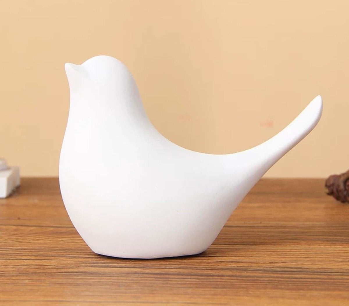 Handgemaakt Keramisch Vogel Figuur - Delicaat Dier Sculptuur Ornament voor Interieur Decoratie