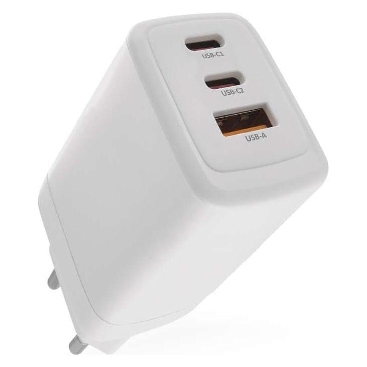 Emos USB Wall Charger Gan Pd 65w A2c (65 W, 3 Ports) (54590833)