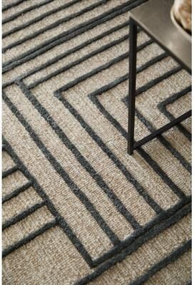 Grand Bazaar Warda Hand Tufted Geometric Modern Area Rug