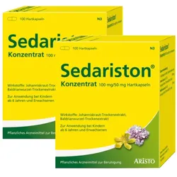 Sedariston Konzentrat Hartkapseln Doppelpack 2X100 St Hartkapseln