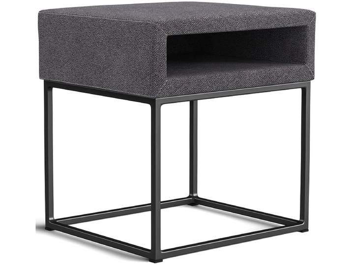 Nachttisch SWISS HOME STYLE AMBER 45x40x45cm dunkelgrau