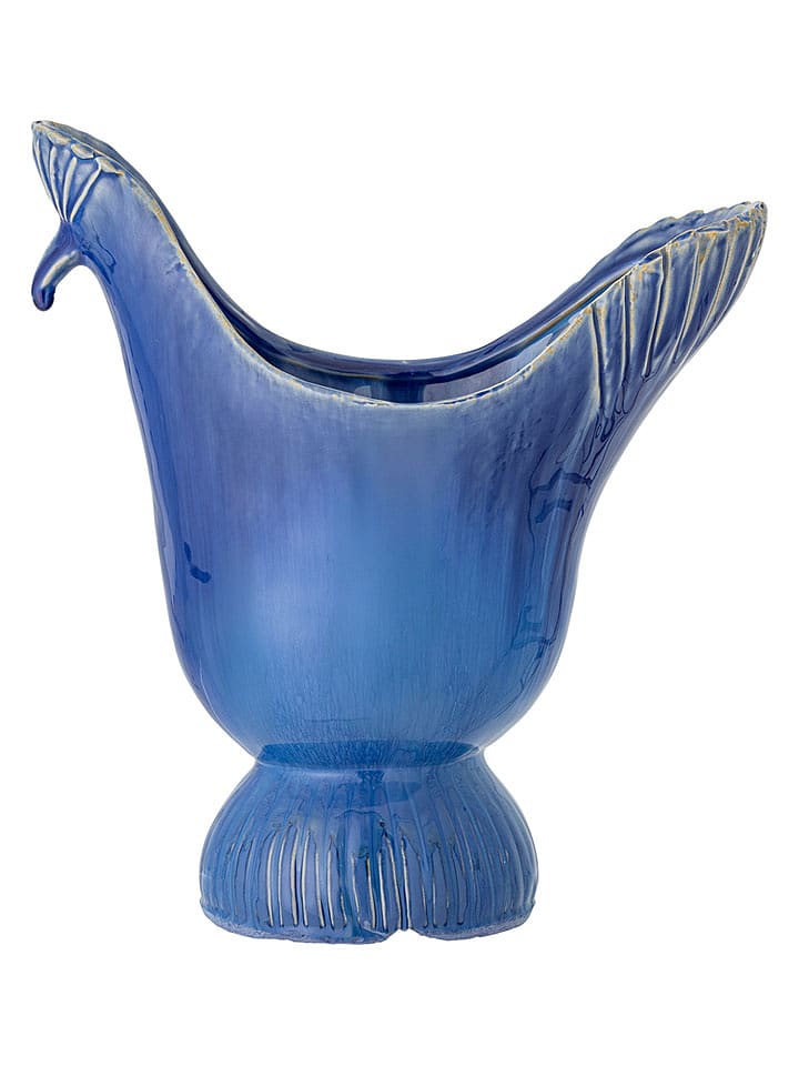Creative Collection Vase "Wylie" in Blau - (B)26 x (H)29 x (T)15 cm - onesize