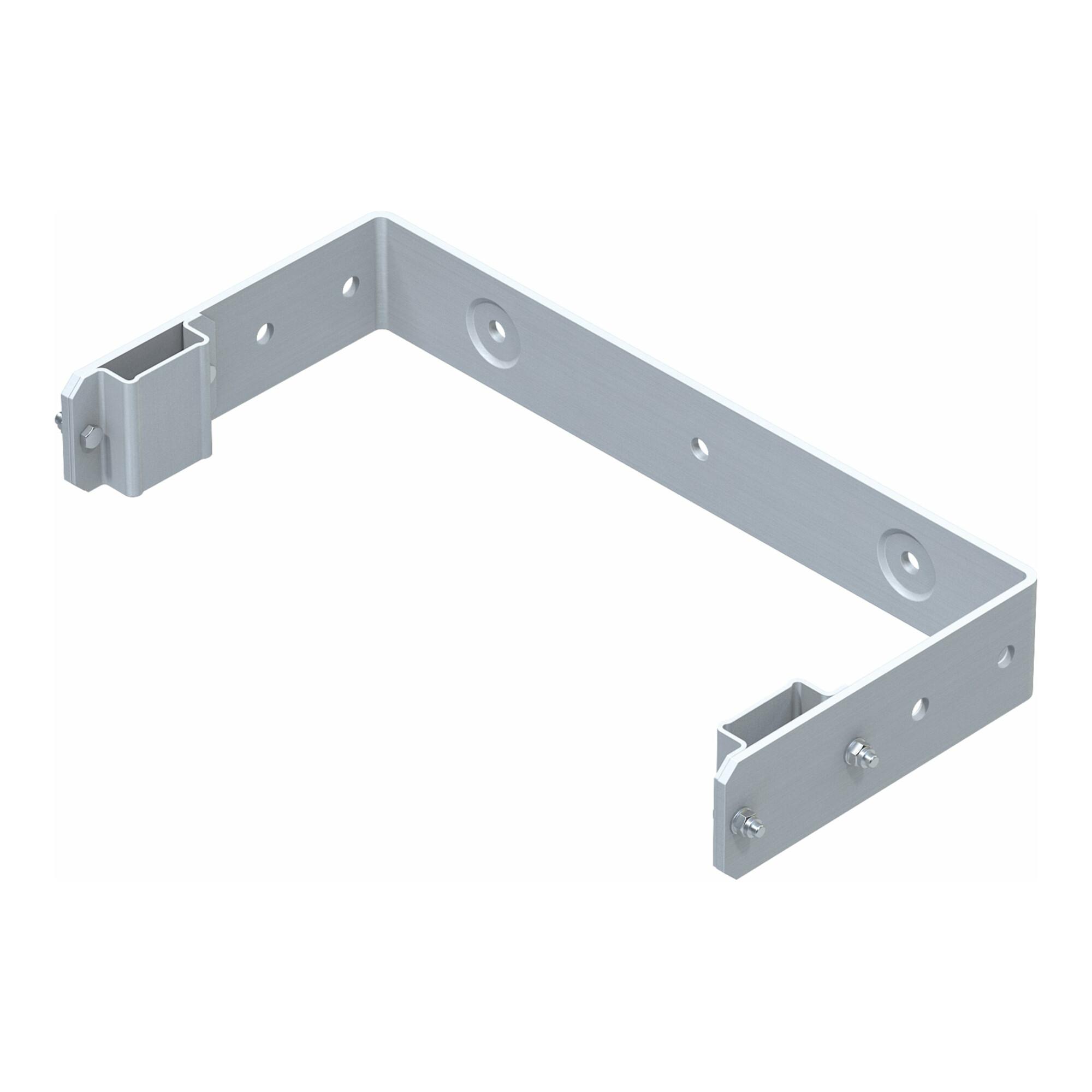 ZARGES Wandhalter starr 200 mm Bohrabstand: 332 mm Edelstahl (44257)