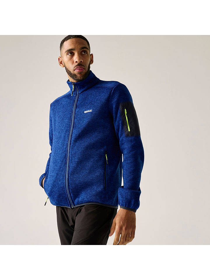 Regatta Fleecejacke "Newhill" in Blau - 4XL