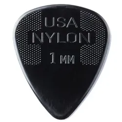 Dunlop Plectren Nylon 100,Nachfüllbag/72, Plektrum, Schwarz