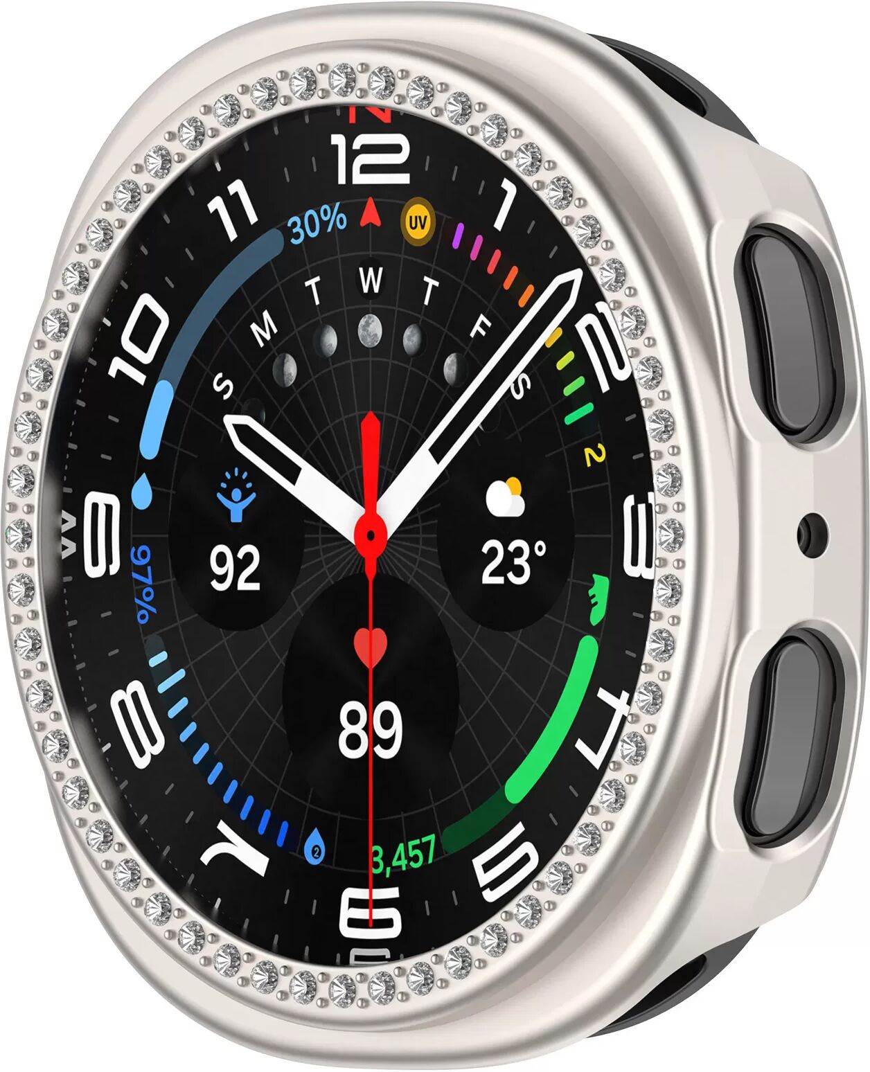 INF Elegantes goldenes Gehäuse für Samsung Galaxy Watch8 40mm