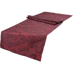 TISCHLÄUFER Epoche karmin-rot 40/150 cm