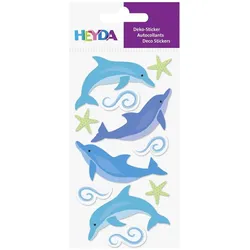 6x Heyda, Sticker, Motivsticker Delfine (11 Sticker)