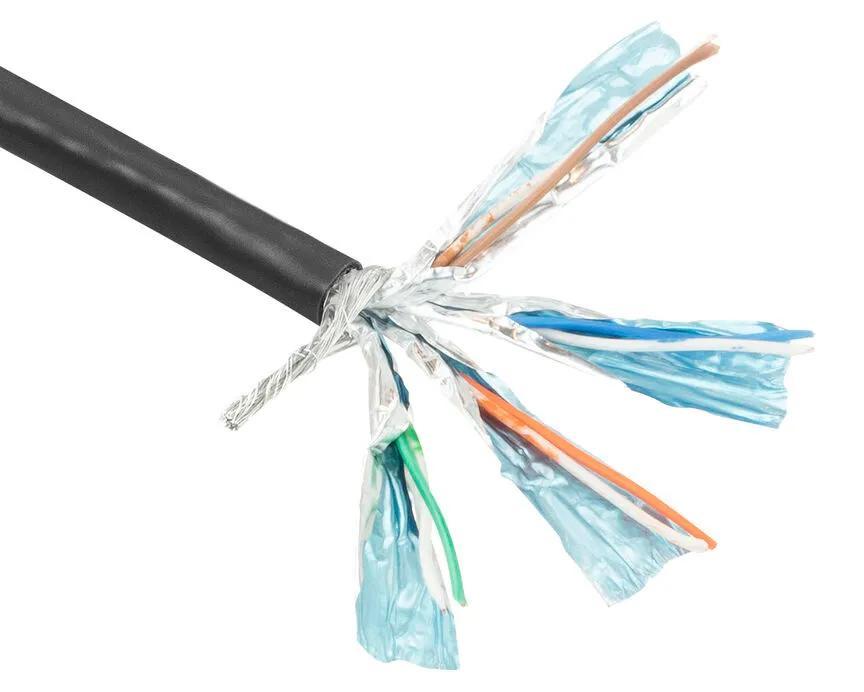 ACT Cat6, 305m, 305 m, Cat6, S/FTP (S-STP), Schwarz