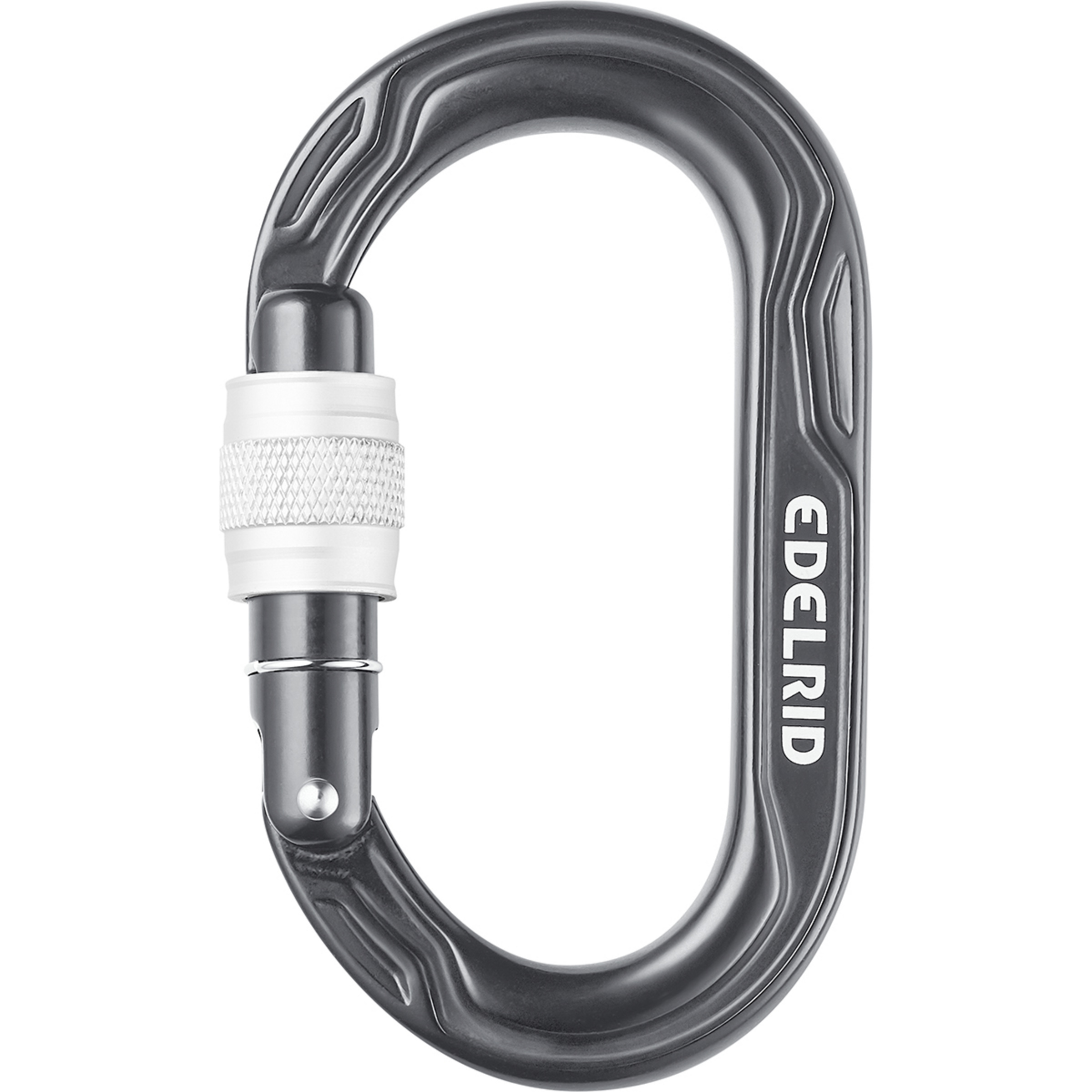 Edelrid Kiwi Screw Karabiner Karabiner grau Alpinklettern