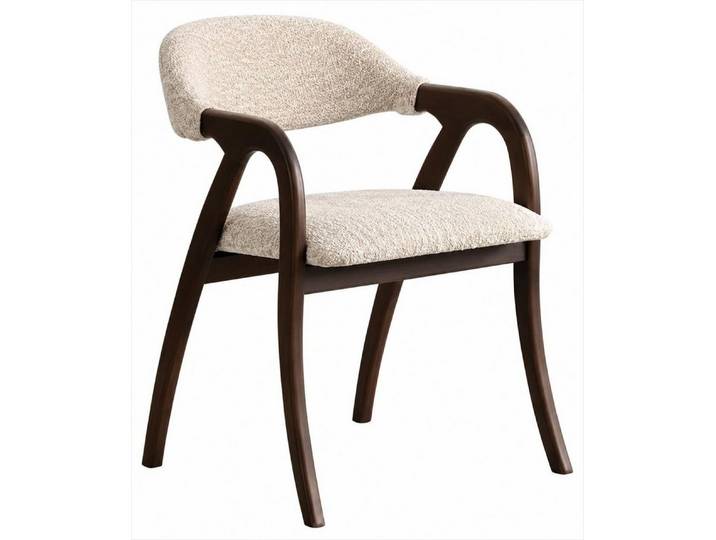 JVmoebel Esszimmerstuhl Stuhl modernes Design Wohnzimmer beige minimalistisch bequem Holz, Made in Europa