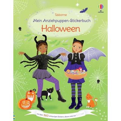 Mein Anziehpuppen-Stickerbuch: Halloween, Taschenbuch von Fiona Watt, Usborne, 978-1-03-570075-2