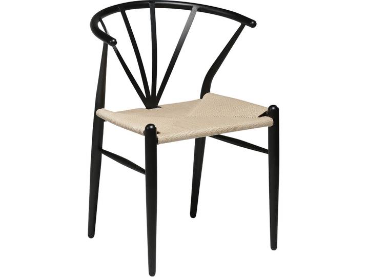 DAN-FORM Stuhl 2er-Set Delta schwarz Mischgewebe
