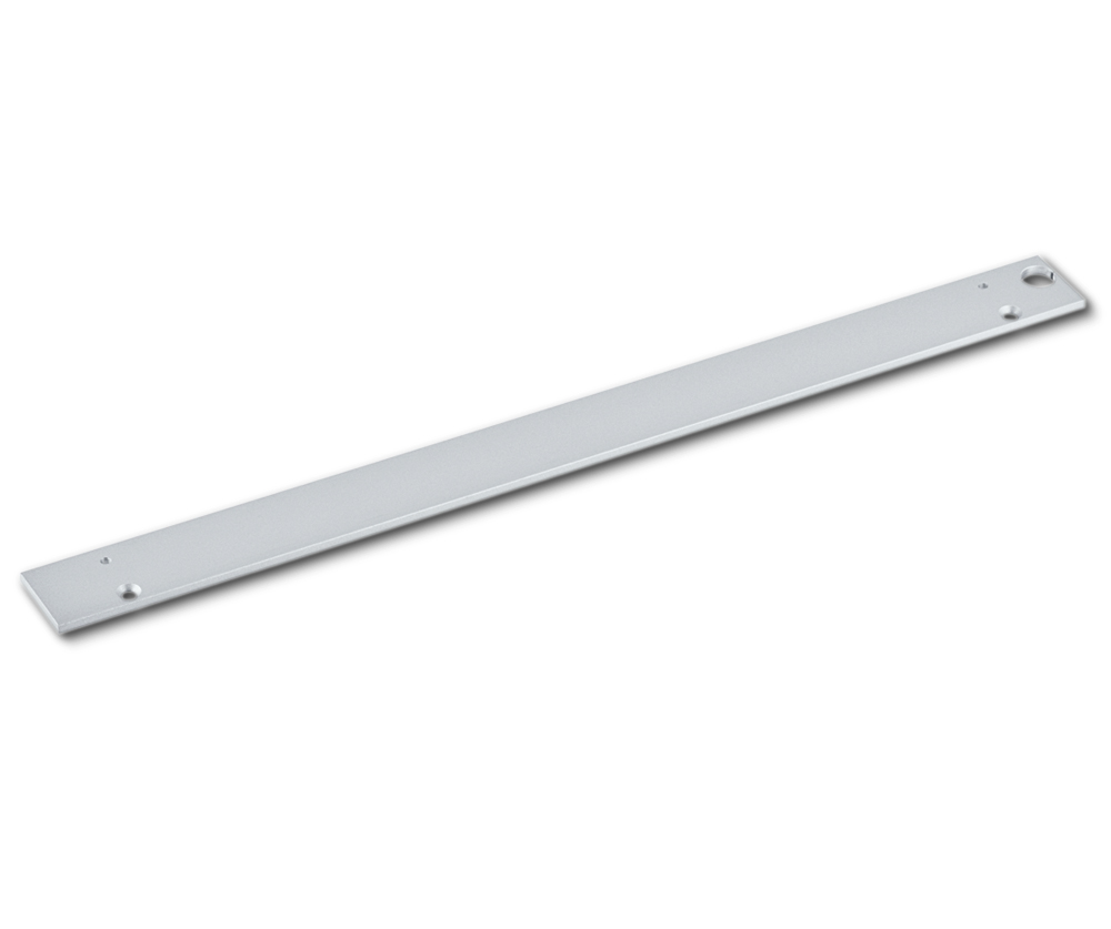 Montageplatte GEZE für E-Gleitschiene BG, Aluminium 123289