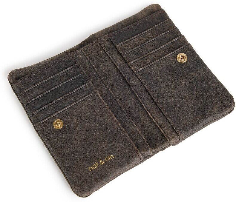 NAT & NIN Portefeuille zippé en cuir WINNIE