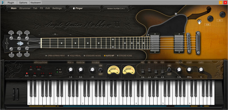 Ample Sound Ample Guitar Semi Hollow