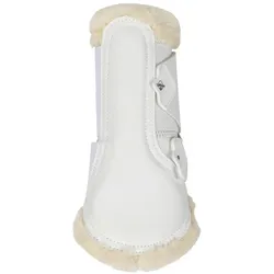Gamaschen LM Fleece Edge Mesh Brushing Boots white/natural PFERD XL