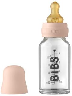 BIBS Baby Glass Bottle Naturgummi Slow Flow Blush 110 ml