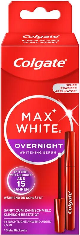 Colgate - Max White Overnight Whitening Serum, 2.5 ml