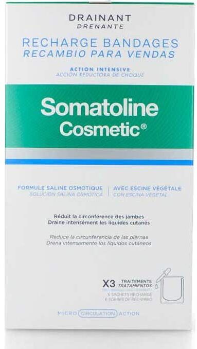 Somatoline Cosmetic Recambio Para Vendas Drenantes 6uds