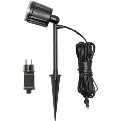 Amalfi LED Erdspiess-Spot gross schwarz