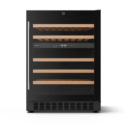 Illuminosa Unterbau-Weinkühlschrank   Dualzone   129 Liter   46 Flaschen   60 cm 46_bottles