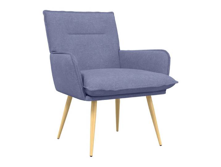 vidaXL Sessel Sessel Jeans blau Stoff (1-St)