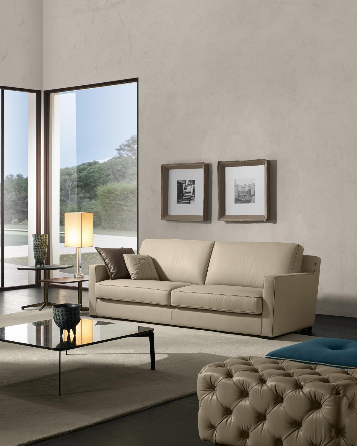 Prianera Design Textiel 3 Zits Sofa in Grijs voor de Woonkamer