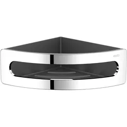 KEUCO ELEGANCE Eckduschablage, verdeckte Befestigung, 11657010001, Farbe: verchromt / anthrazit