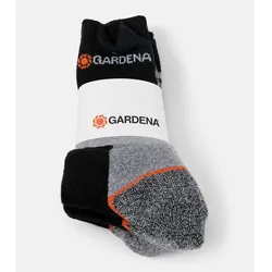 Gardena Socken Arbeitssocken 5er-Pack Größe 39-42 Schwarz/Grau
