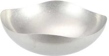 Elegance "8"" Stainless Steel Wave Bowl with Fluid Rim"
