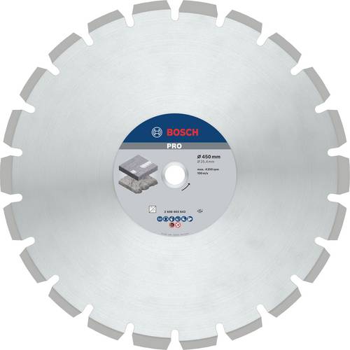 Bosch Accessories 2608603643 Best for Asphalt Diamanttrennscheibe Durchmesser 450mm Bohrungs-Ø 25.40mm 1St.