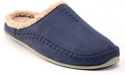 Deer Stags Nordic - Mens 8 Navy Slipper W