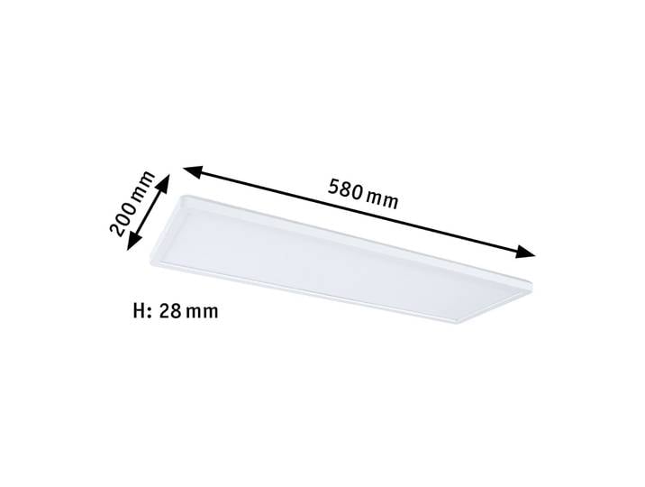 Atria Shine LED Deckenleuchte Square White - Paulmann - Küche - Modern - Kunststoff - Eckig