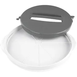 Dr. Oetker Kuchentransportbox Bake&Go, Kuchentransportbox, Weiss