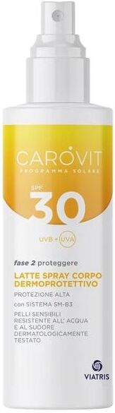 Carovit Programma Solare Latte Spray Corpo SPF 30 200 ml