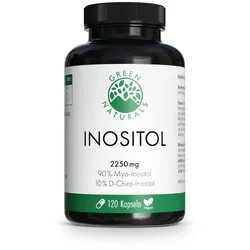 GREEN NATURALS Myo-Inositol 2025mg & D-Chiro 225mg 120 St