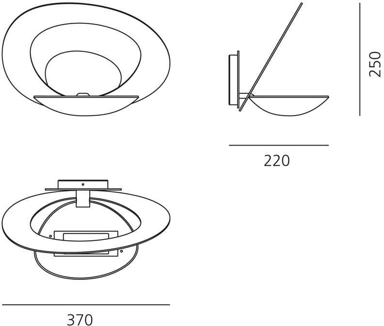 Artemide Pirce Wandleuchte