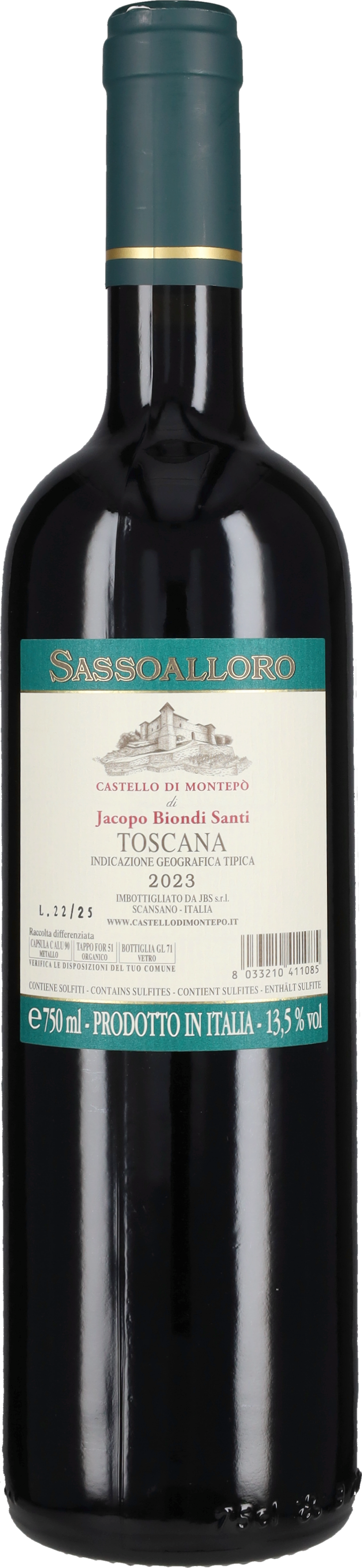 Biondi Santi Jacopo - Castello di Montepò Sassoalloro' Jacopo Biondi Santi 2023