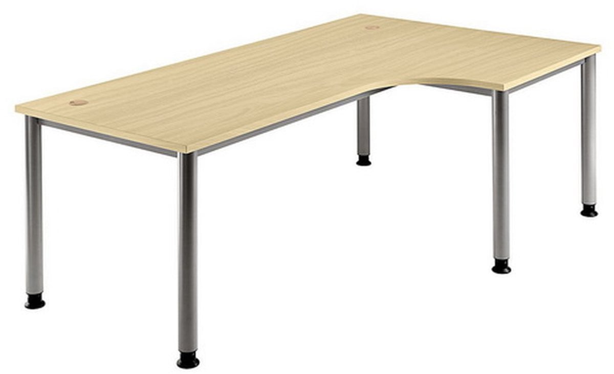 Hjh Office Pro HILO 82 S Esdoorn verstelbaar en uitbreidbaar bureau voor home office