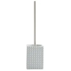 MSV Bad Serie "Kubik" WC Bürste Toilettenbürste Klobürste WC Garnitur Grau