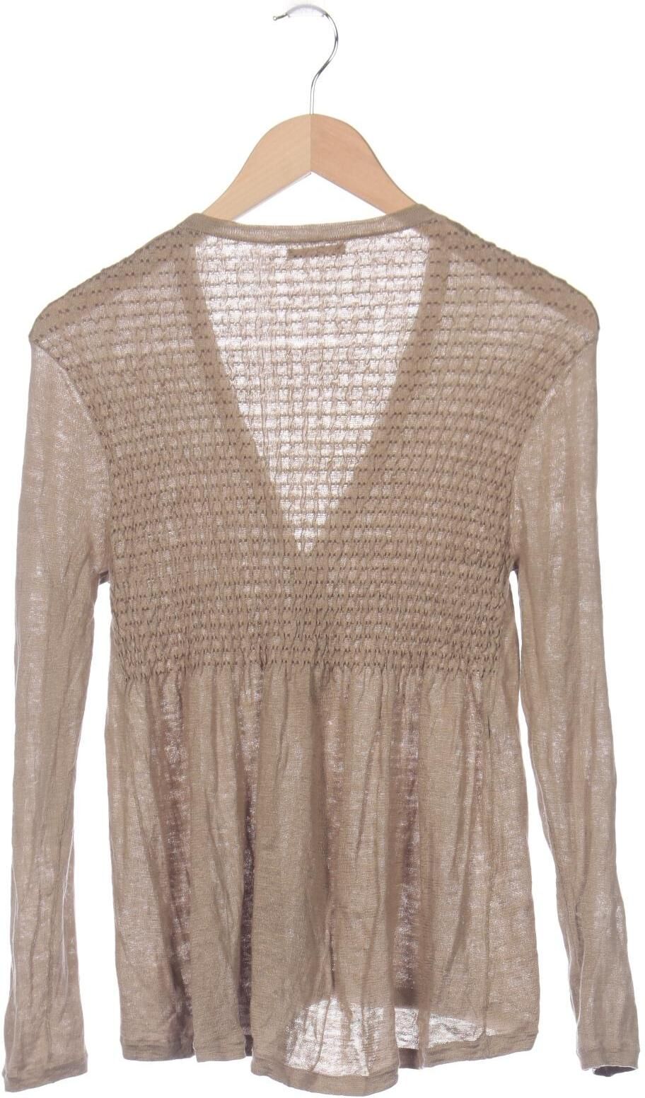 Hemisphere Damen Strickjacke, Braun, Gr. EU 30 (IT 36), Leinen - Second Hand