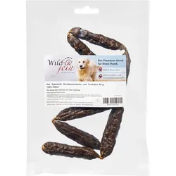 Wild & Fein italienische Salsiccia Hundewürstchen mit Truthahn - 80 g