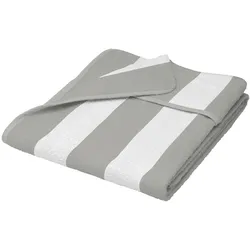 HANDTUCH Cassis 200x75cm Grau/Weiß gestreift